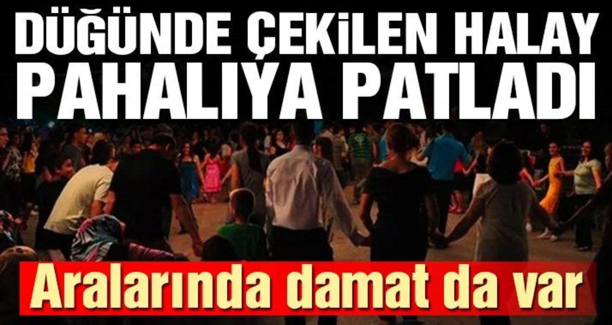 Düğünde çekilen halay pahalıya patladı!